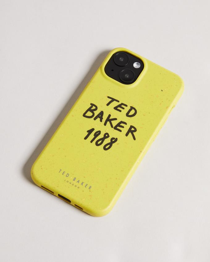 Coque Ted Baker 1988 Biodegradable iPhone 13 Vert Homme | SYN-54533360